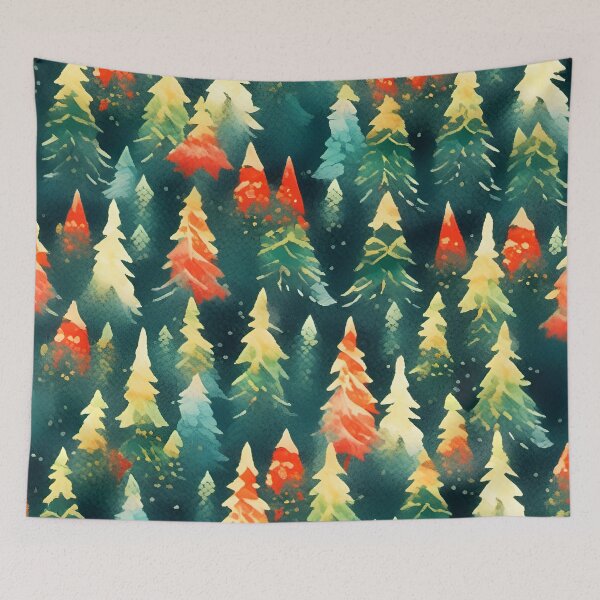 Item preview, Gouache Forest Pattern. designed and sold by ARichArts.