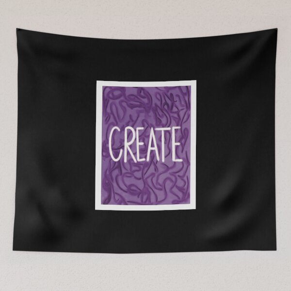 Item preview, Create quote abstract art curved lines design designed and sold by snadesign.
