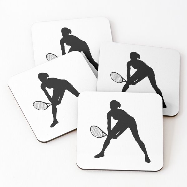 Item preview, Tennis Girl Black and White Art Print  designed and sold by Islanr.