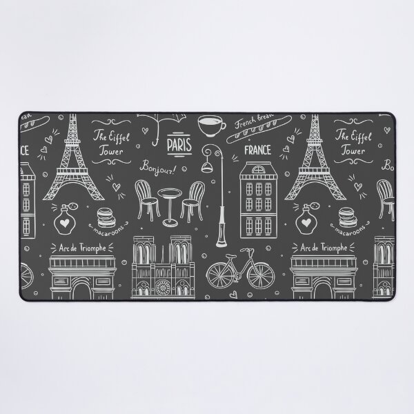 Item preview, Paris Pattern in Black and White designed and sold by blayzeink.