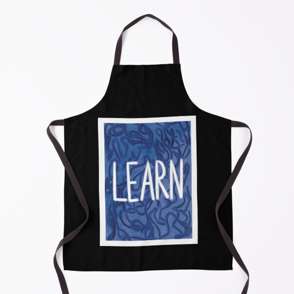 Item preview, Learn quote abstract art curved lines design designed and sold by snadesign.
