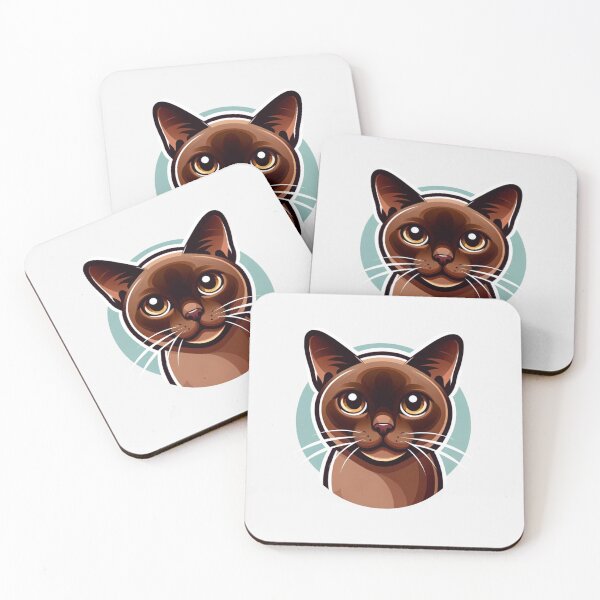 Item preview, Cartoon Burmese Cat  designed and sold by CharmStudio.