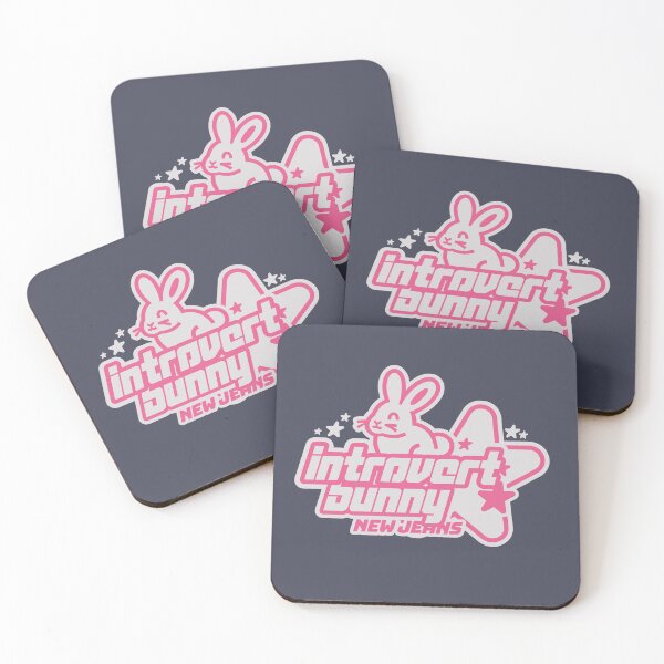 Item preview, New jeans newjeans introvert bunny typography tokki Kpop | Morcaworks designed and sold by Morcawork.