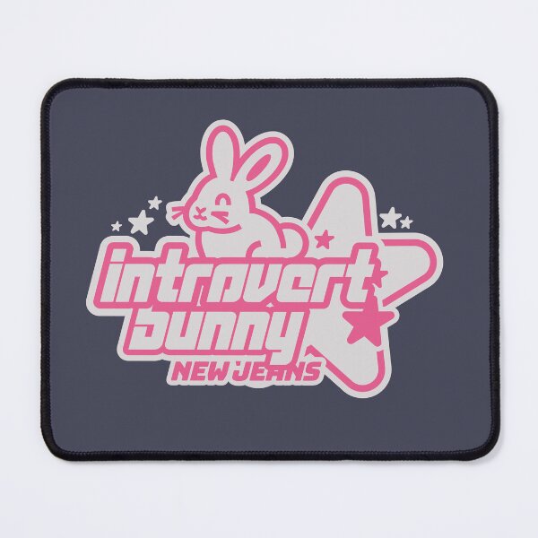 Item preview, New jeans newjeans introvert bunny typography tokki Kpop | Morcaworks designed and sold by Morcawork.