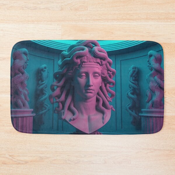 Item preview, Synthwave Sirens: Medusan Dreams in Neon Harmony designed and sold by Mullet Monkey.