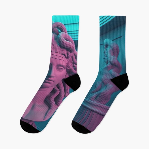 Item preview, Synthwave Sirens: Medusan Dreams in Neon Harmony designed and sold by Mullet Monkey.