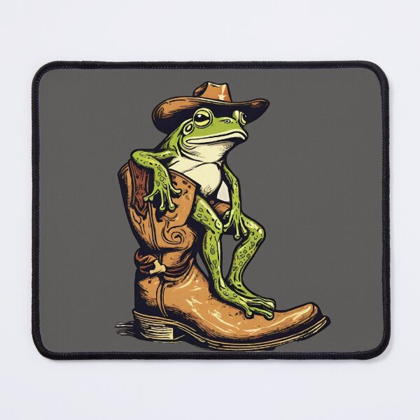 Item preview, Cowboy Frog designed and sold by cozyvintage.