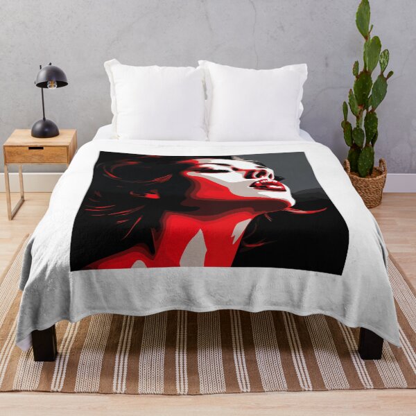 Item preview, Red and black pop art style designed and sold by freddyaiart.
