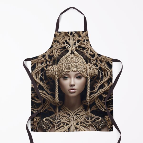 Item preview, Asian princess in rustic rope texture country style designed and sold by Carlos Gudino.