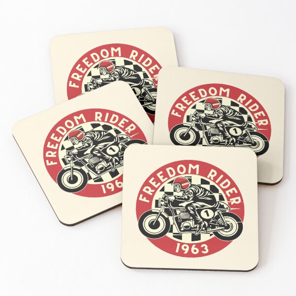 Item preview, Vintage Motorcycle Racer Freedom Rider Red 1963 designed and sold by tommysnider.