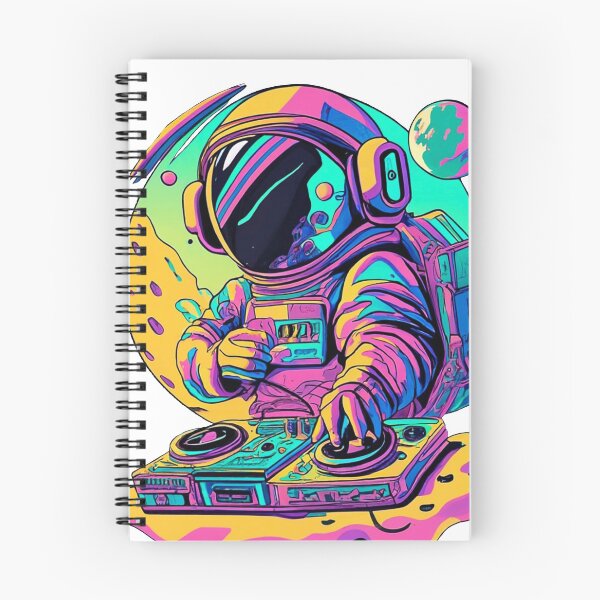 Item preview, Astronaut dj designed and sold by NotesForMusic.