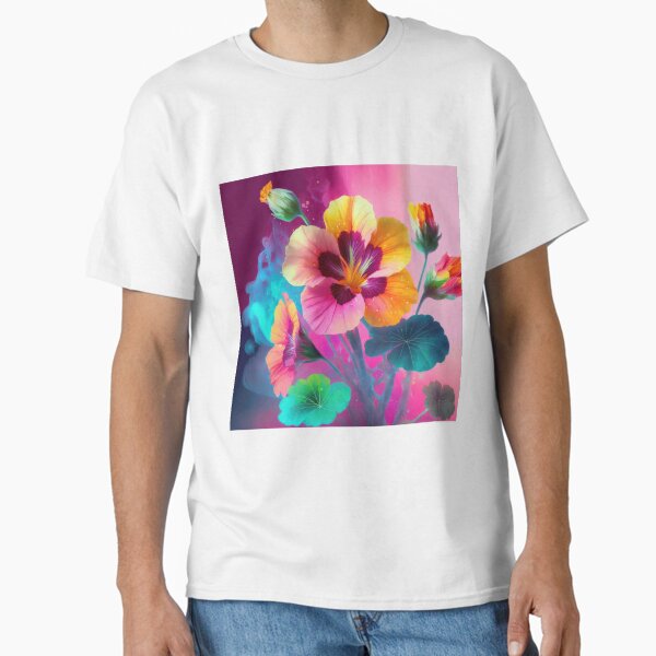 Flowering Nasturtium 1 Classic T-Shirt