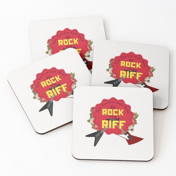 Item preview, WE Rock the Riff (red badge) designed and sold by Racyfun77.