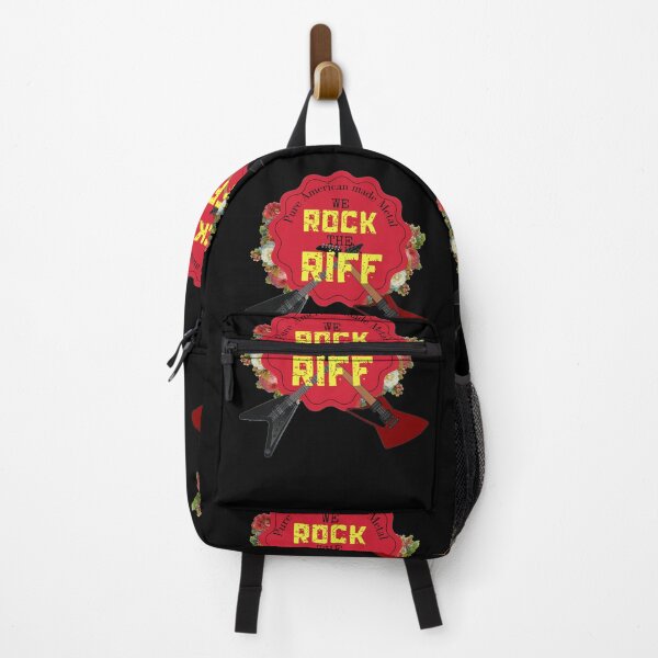 Item preview, WE Rock the Riff (red badge) designed and sold by Racyfun77.