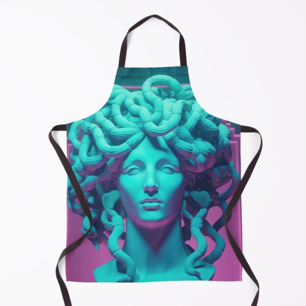 Item preview, Luminescent Gorgons: A Synthwave Ode to Mythic Radiance designed and sold by Mullet Monkey.