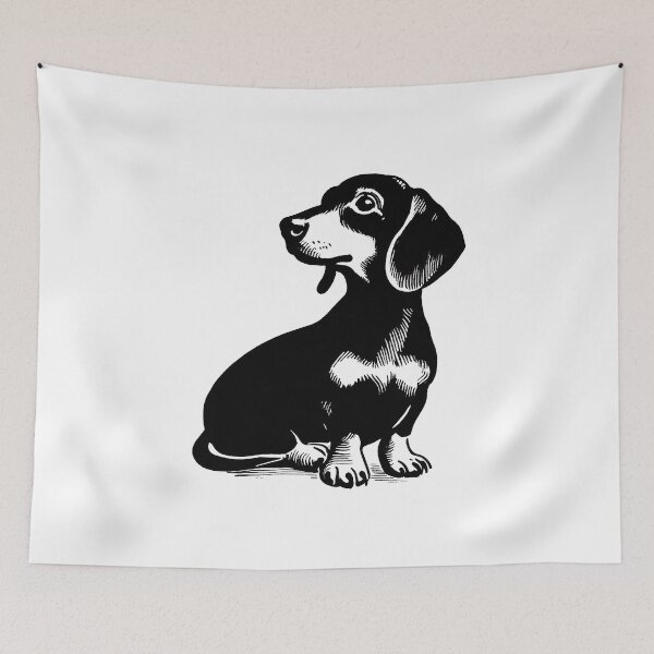 Item preview, Stick Figure of a dash hound  designed and sold by welshdesigns.