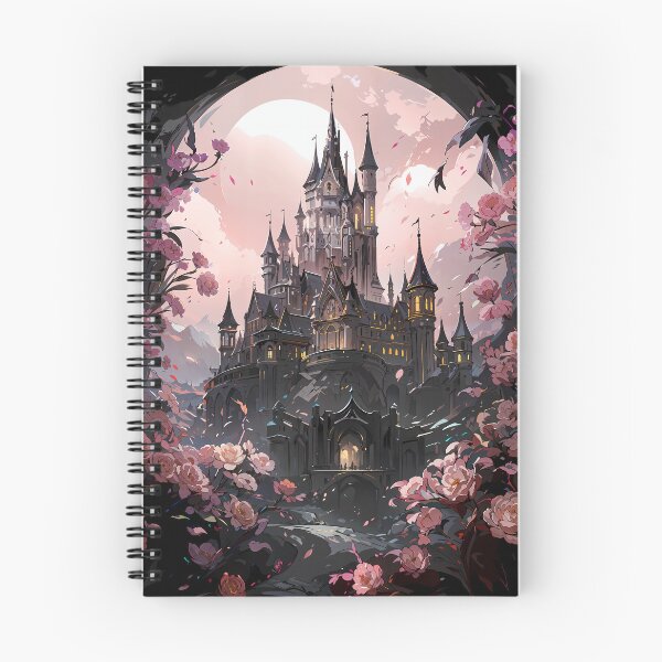 Item preview, Black Onix Castle in a field of Roses designed and sold by DigitalRevvi.