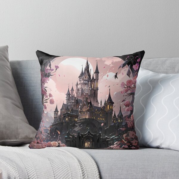 Item preview, Black Onix Castle in a field of Roses designed and sold by DigitalRevvi.