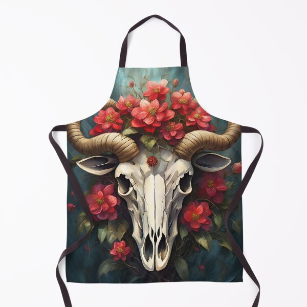 Item preview, Floral Ram Skull designed and sold by SW-Graphics.