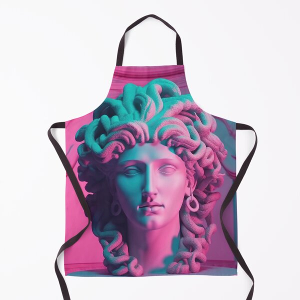 Item preview, Gorgon's Lullaby: Ethereal Neon Echoes in Synthwave designed and sold by Mullet Monkey.