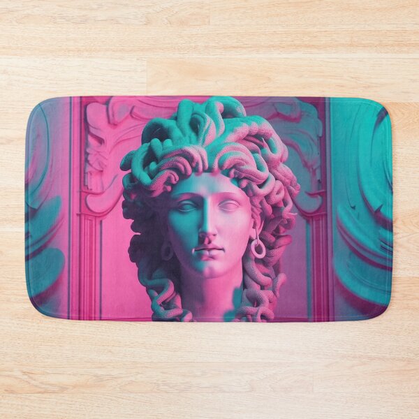 Item preview, Gorgon's Lullaby: Ethereal Neon Echoes in Synthwave designed and sold by Mullet Monkey.