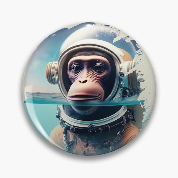 Item preview, Space Monkey Astronaut | Water World | Universe Explorer designed and sold by monkeybusiness.pt.