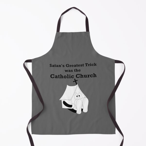 Item preview, Pew Warmers - Satan's Greatest Trick was the Catholic Church - Catholicism is False - Pope is an Antichrist designed and sold by Sabrina Dawkins.