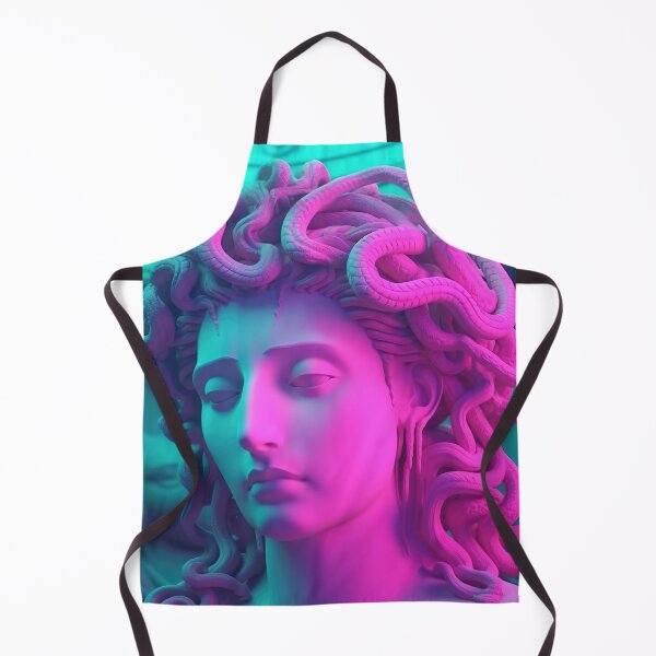Item preview, Neon Mythos: Medusa's Serenade in Synthwave Enigma designed and sold by Mullet Monkey.