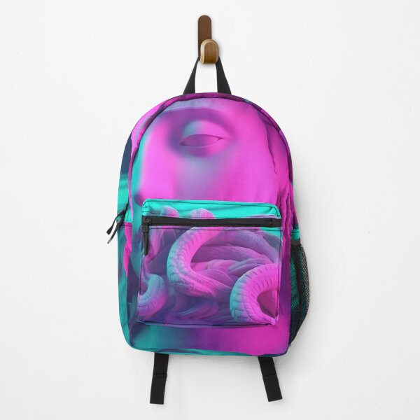 Item preview, Neon Mythos: Medusa's Serenade in Synthwave Enigma designed and sold by Mullet Monkey.