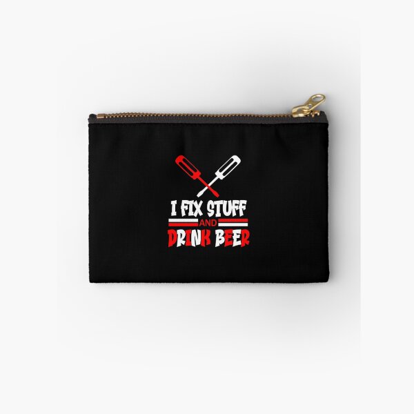 Item preview, I fix stuff and drink beer funny quote designed and sold by Ashtreemeadow.