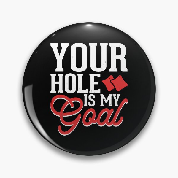Item preview, Your Hole Is My Goal Retro Design - Baggo Bean Bag Toss Game Funny Cornhole Player Vintage designed and sold by naworas.
