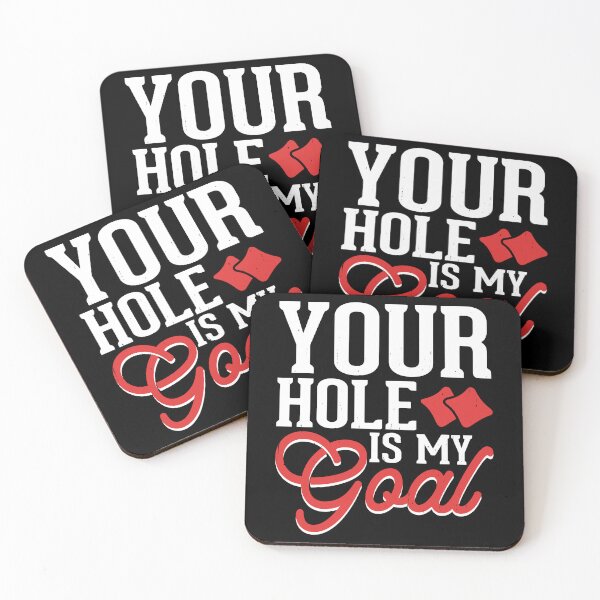 Item preview, Your Hole Is My Goal Retro Design - Baggo Bean Bag Toss Game Funny Cornhole Player Vintage designed and sold by naworas.