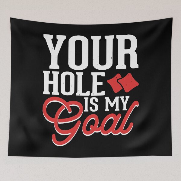 Item preview, Your Hole Is My Goal Retro Design - Baggo Bean Bag Toss Game Funny Cornhole Player Vintage designed and sold by naworas.