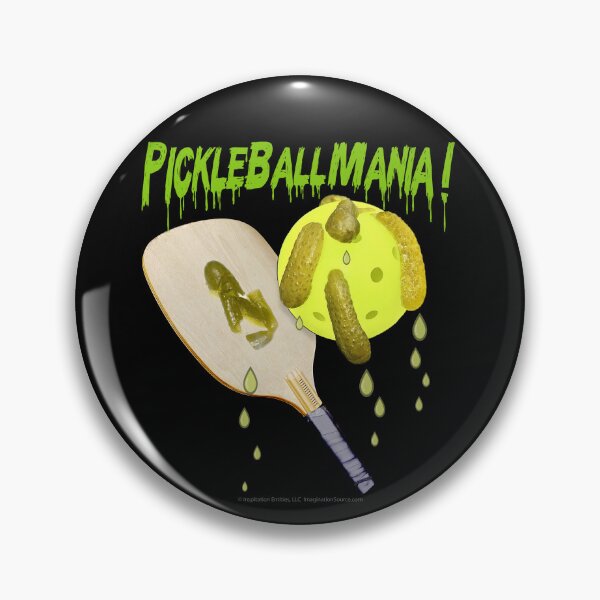 Item preview, PickleBall Mania!  For DARK Backgrounds designed and sold by The Imagination Source™.