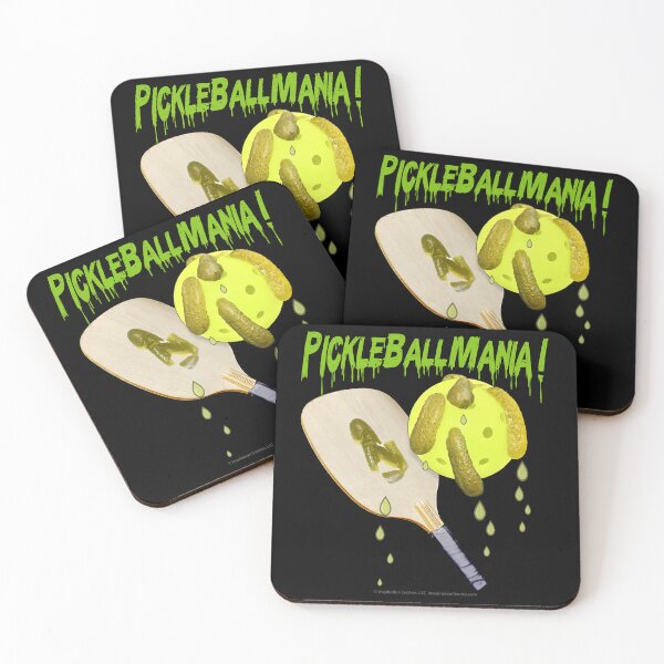 Item preview, PickleBall Mania!  For DARK Backgrounds designed and sold by The Imagination Source™.