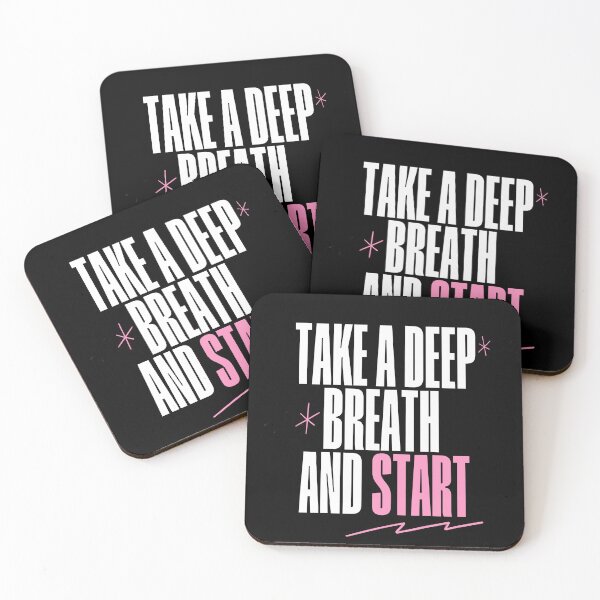 Item preview, Breathe & Begin: Inspire Your Journey Positive design designed and sold by SlickCity.