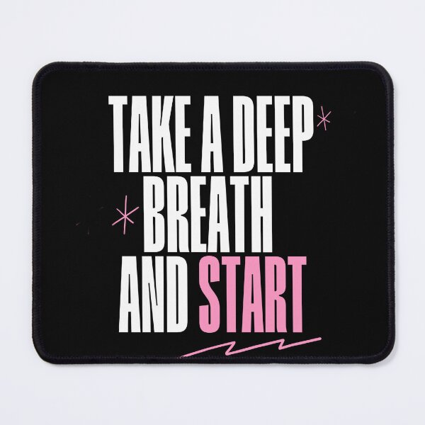 Item preview, Breathe & Begin: Inspire Your Journey Positive design designed and sold by SlickCity.
