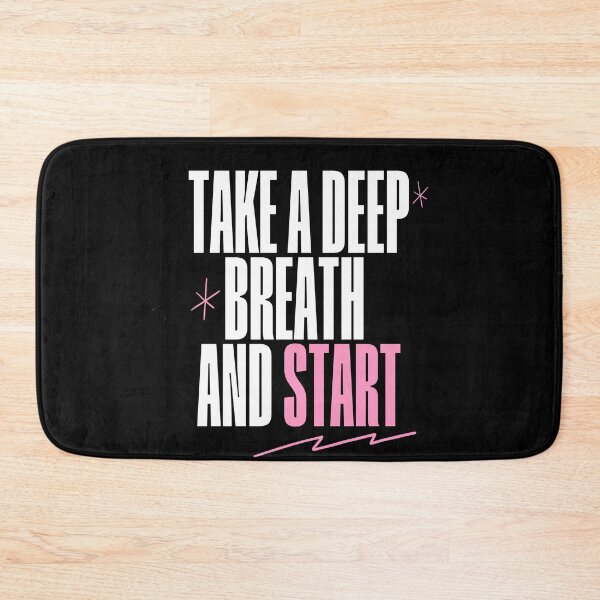 Item preview, Breathe & Begin: Inspire Your Journey Positive design designed and sold by SlickCity.
