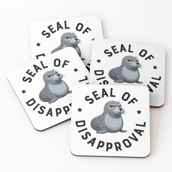 Item preview, Seal of Disapproval Sarcastic Pun designed and sold by carodel.