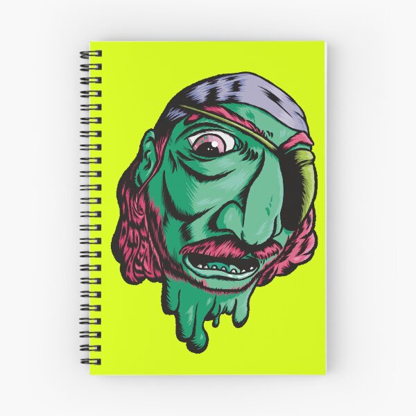 Item preview, Pirate with Eye Patch Green designed and sold by punkcinemaart.