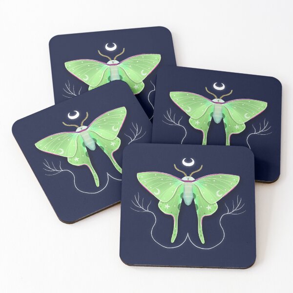 Item preview, Luna moth designed and sold by Doodledeedoo.