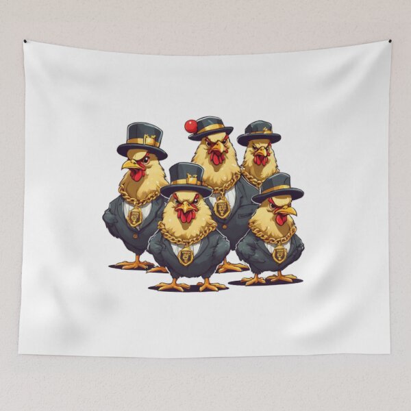 Item preview, Chicken Thuggets Festive Mafia designed and sold by ChickenThuggets.