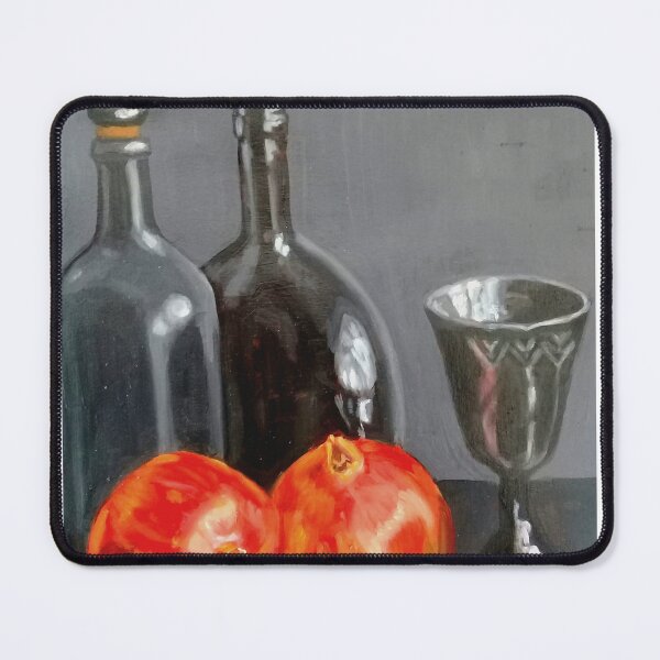 Item preview, wine, pomegranates and oil designed and sold by TresMonet.