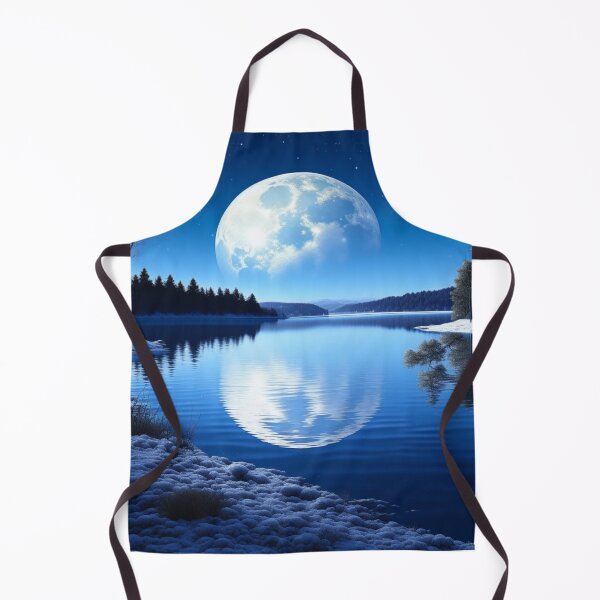 Item preview, Full Moon Over Frozen Lake designed and sold by JoeZigns81.