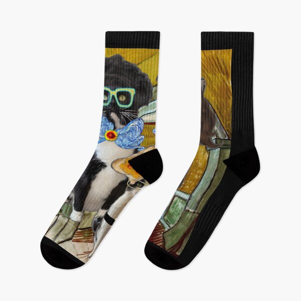 Item preview, Cat Gogh bow ties designed and sold by zorasfurrstudio.