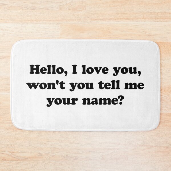 Item preview, Hello I love you designed and sold by nessismore.