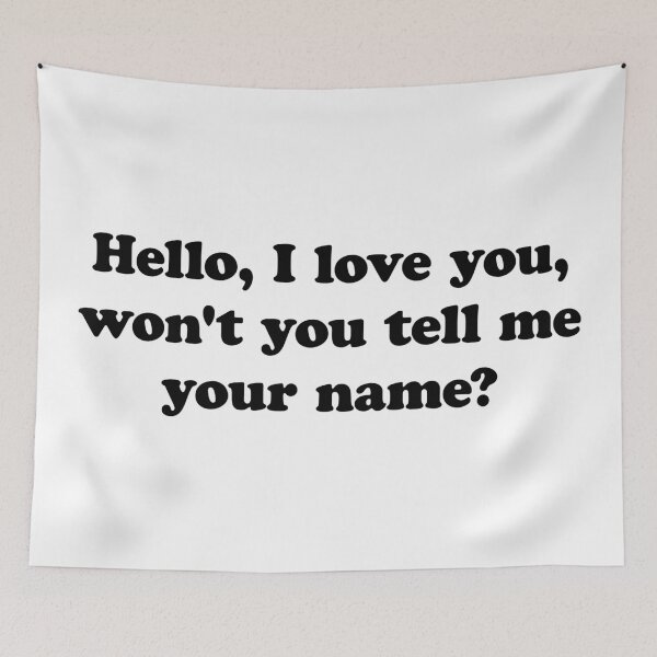 Item preview, Hello I love you designed and sold by nessismore.