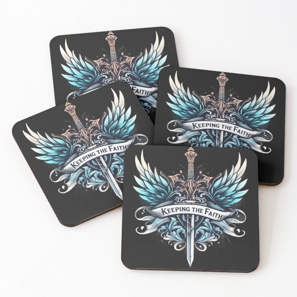 Item preview, Keeping the Faith, Sword, Wings and Sheild Art designed and sold by Faithloveshop.