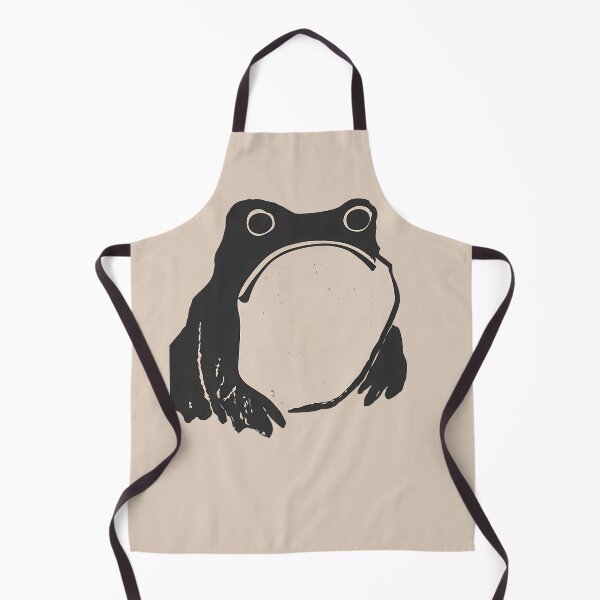 Item preview, Antique Amphibian: A Glimpse into Hojis World, unimpressed frog meme cutout designed and sold by EmeraldeaArt.