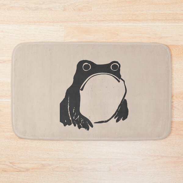 Item preview, Antique Amphibian: A Glimpse into Hojis World, unimpressed frog meme cutout designed and sold by EmeraldeaArt.